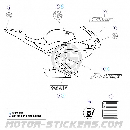 YAMAHA YZF-R1 (Mod.520) 1000 1998-2003 Catena Corona Pignone Kit 520 - Foto 4